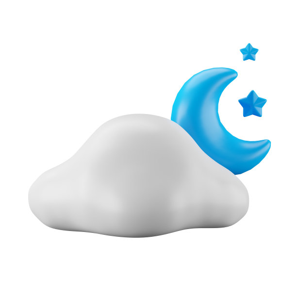 3d图标渲染星空，天气预报。图片下载