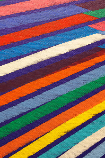 油漆在画布上:抽象图案在多色色调-背景图片下载