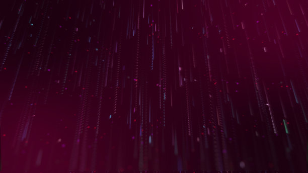 4k抽象数字流粒子。网络连接背景图片下载