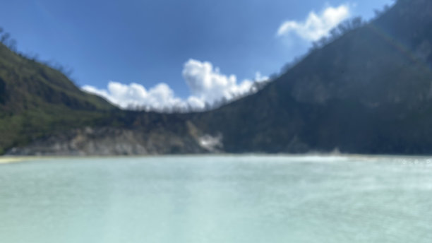 火山硫磺坑的抽象照片图片下载