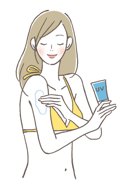 涂抹面霜的妇女图片下载