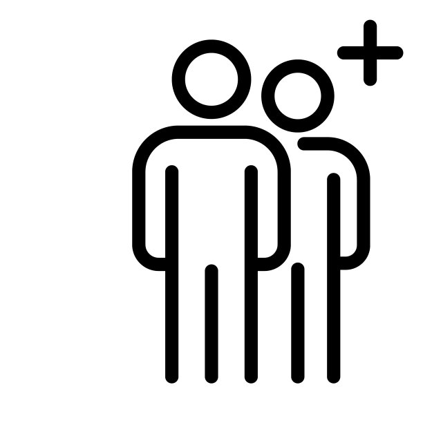 团队线条图标轮廓矢量符号图形插图图片下载