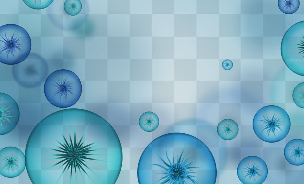 病毒和细菌的载体背景图片下载