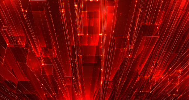 矢量抽象三维晶体。俯瞰城市的屋顶，一大片混乱的玻璃吊坠。图片下载