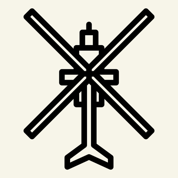 直升机顶视图线图标。航空矢量插图孤立的白色。直升机轮廓样式设计和应用程序。Eps 10。图片下载