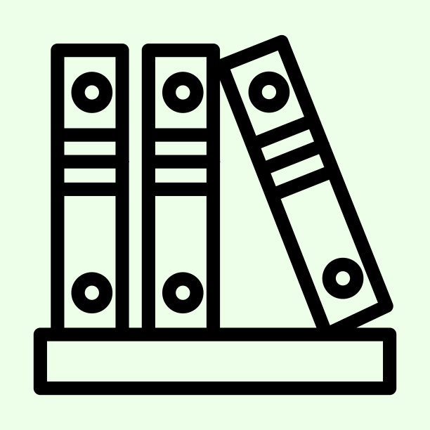 办公室文件夹线图标。一行活页夹在白色背景上勾勒出样式象形文字。三商务活页夹与存档文件移动概念网页设计。矢量图形。图片下载
