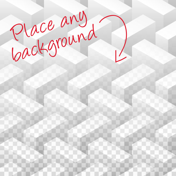 空白背景-透明的几何纹理图片下载