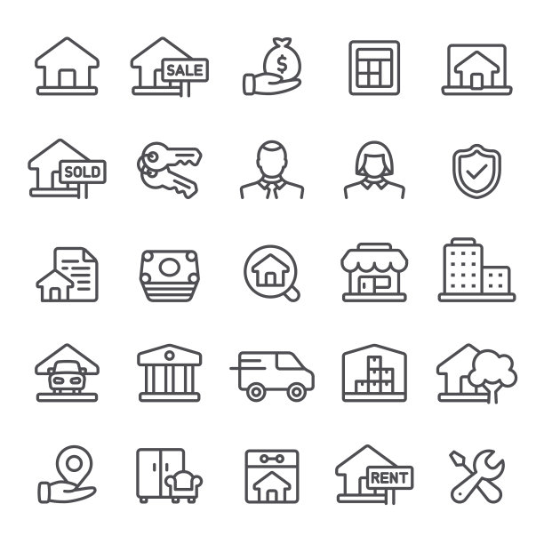 房地产的图标图片下载