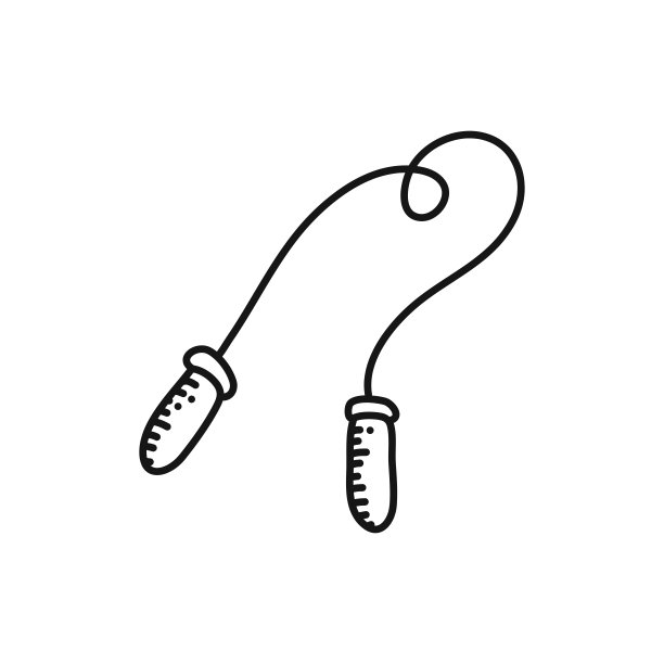 锻炼，健身线图标，轮廓涂鸦矢量符号插图图片下载