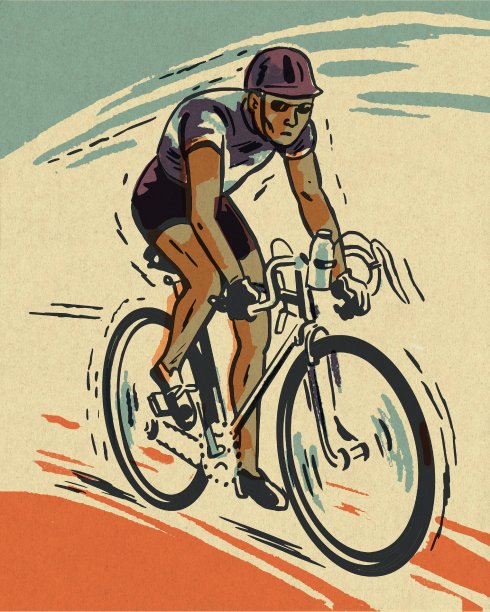 骑自行车的人图片下载