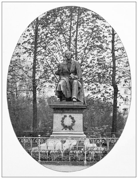 丹麦古玩旅行照片:安徒生雕像图片下载