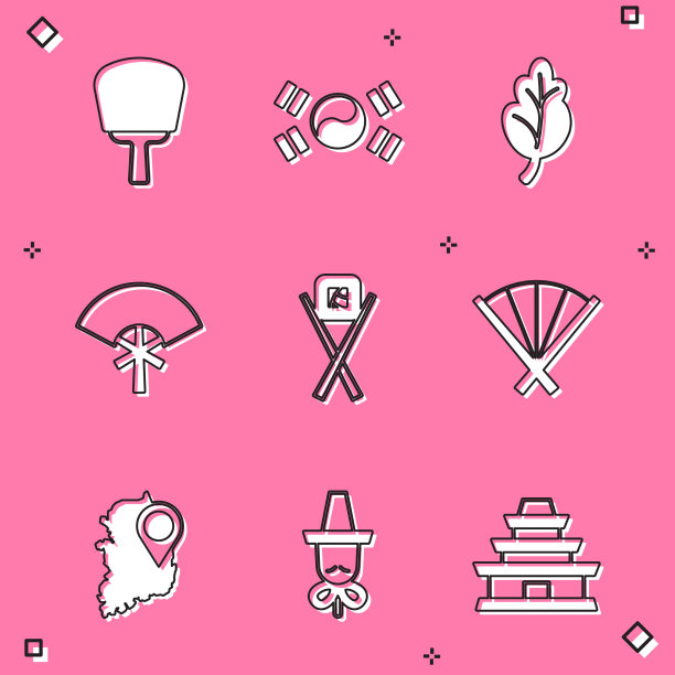 设置韩式手扇南旗泡菜图片下载