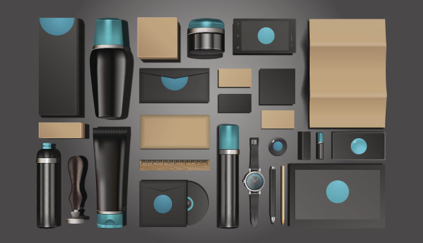 化妆品和身份展示图片下载