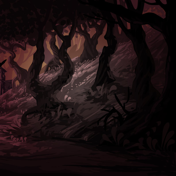 美丽的万圣节背景图片下载