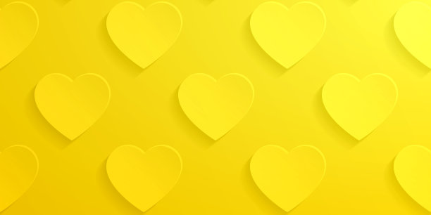 摘要黄色背景-心脏模式图片下载