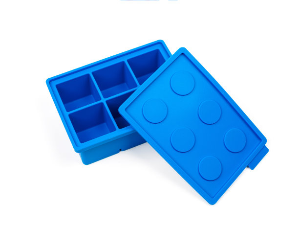 白色背景的硅胶冰柜图片下载