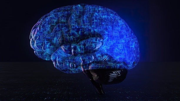 代表概念人工智能语言模型的人工神经大脑正在形成图片下载