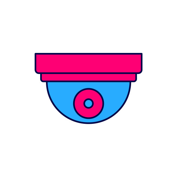 填充轮廓运动传感器图标隔离在白色背景。向量图片下载