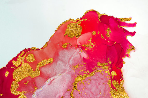 天堂。黄金大理石-艺术。图片下载