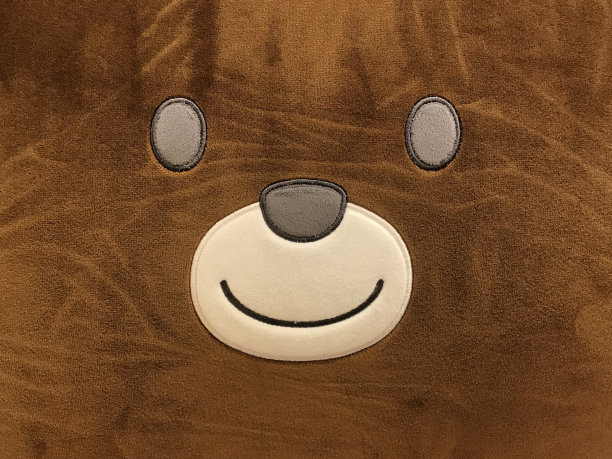 可爱的微笑棕熊的脸图片下载