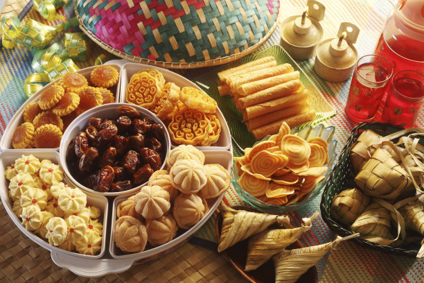 斋月饼干的合影图片下载