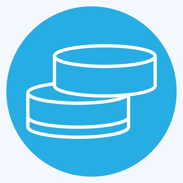 图标Alfajor。与阿根廷有关的象征。蓝眼睛的风格。简单的设计可编辑。简单的说明图片下载