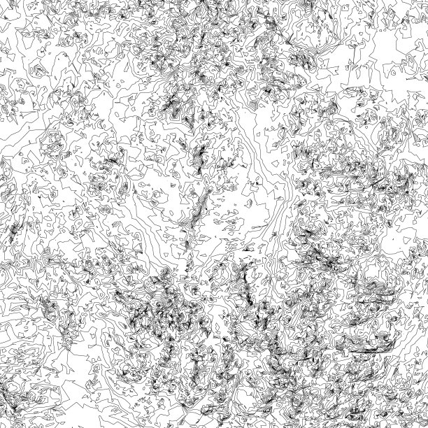 抽象矢量景观自然或户外山景轮廓。地理山等高线矢量背景图片下载