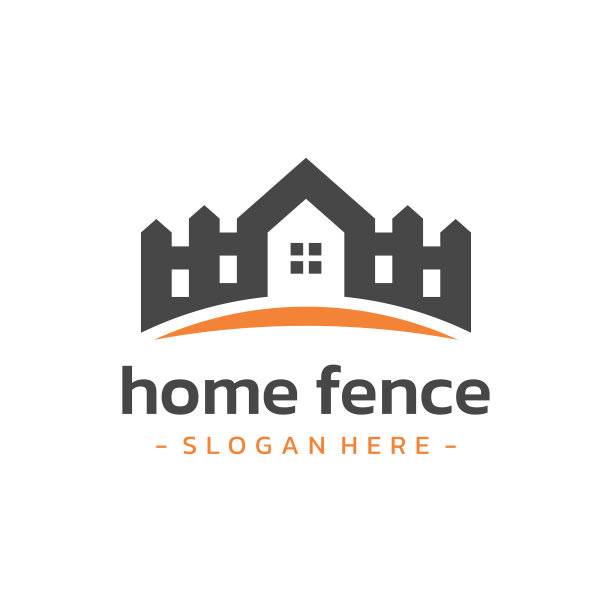 房屋栅栏设计矢量。图片下载