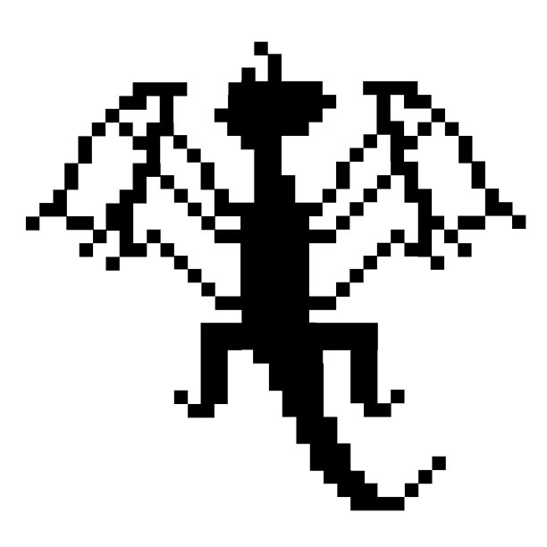 黑色和白色的轮廓龙孤立上图片下载