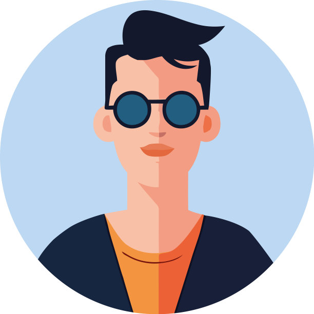 戴着墨镜的年轻人图片下载