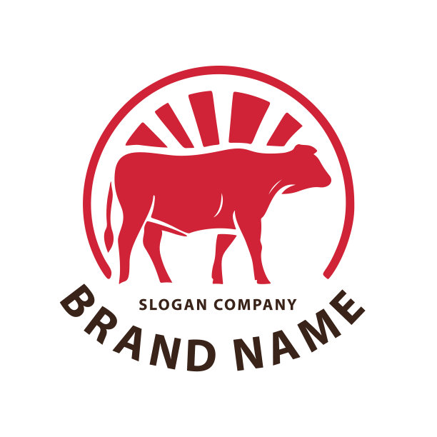 牛标志高级标志为牛排馆牛排馆图片下载