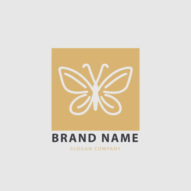 蝴蝶标志豪华蝴蝶标志图标图片下载