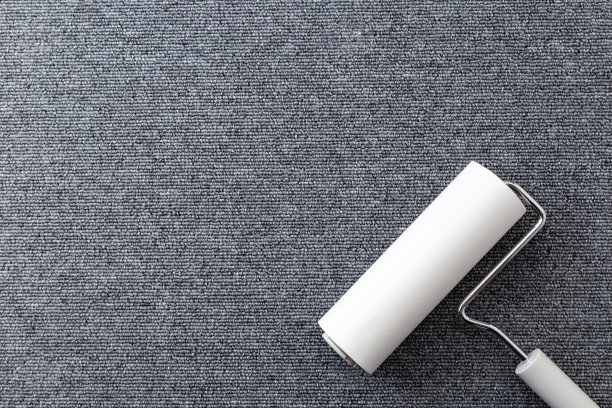 地毯上的毛辊。图片下载