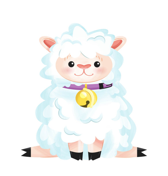 可爱的小羊羔图片下载