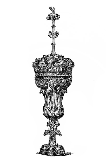 马提亚国王的圣杯，匈牙利金匠的作品，马提亚一世捐赠给Németújhely的人民。图片下载