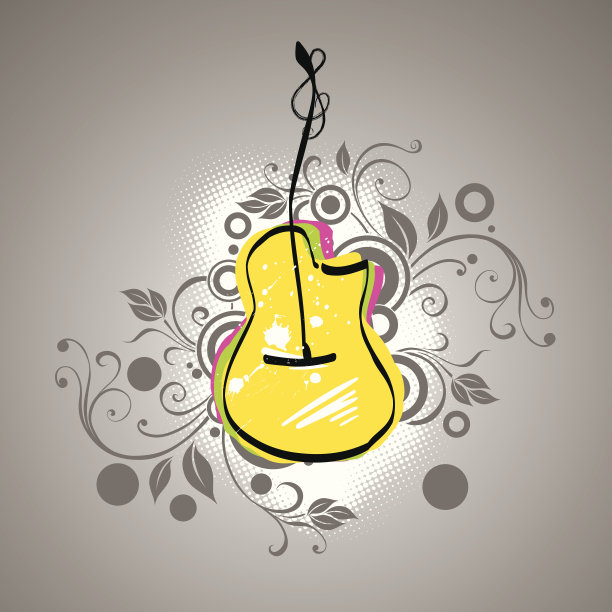 抽象的吉他图片下载