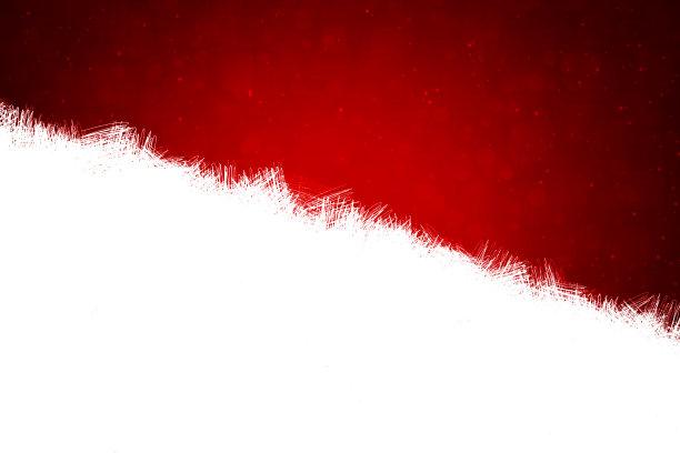 白色斜斜对角线褶边或划痕凌乱的涂鸦或抽象的涂鸦在底部边缘闪亮的充满活力的栗色红色水平闪光的节日圣诞背景就像照明的圣诞灯图片下载