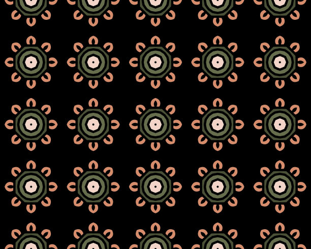 不同颜色的无缝瓷砖图案图片下载