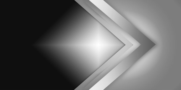 抽象银灰色箭头背景。现代未来科技设计。图片下载