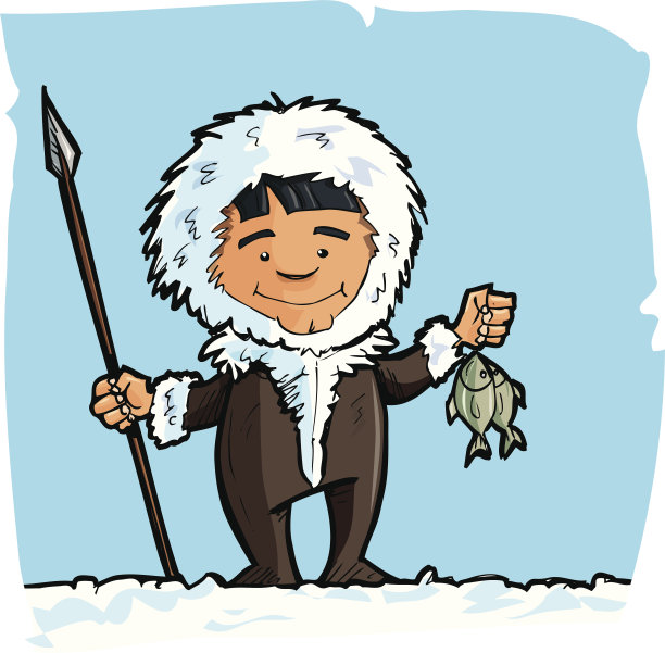 爱斯基摩人的渔夫图片下载