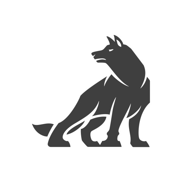 狼徽会徽模板图片下载