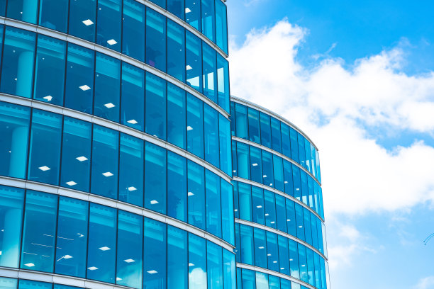 伦敦金融大厦的细节镜头图片下载