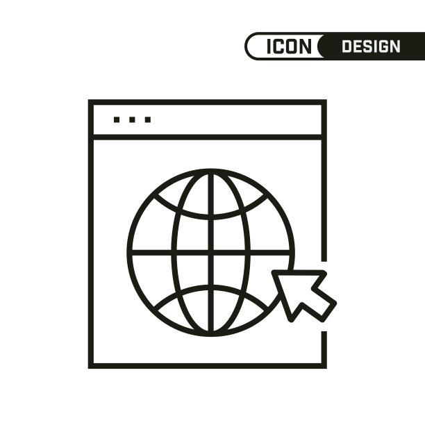 广告图标。单一的图标设计。多用途和编辑细线设计。图片下载