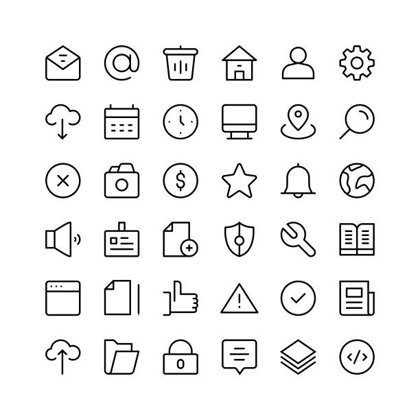 用户界面线路图标设置图片下载