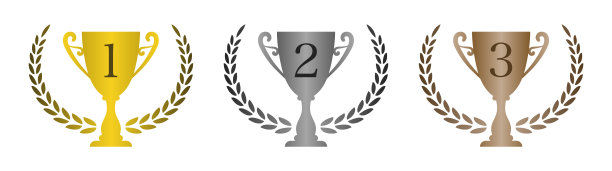 奖杯等级材料套装图片下载