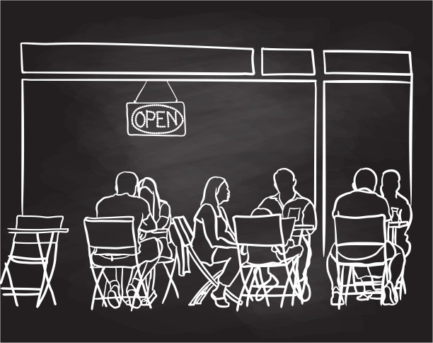 坐在椅子上的人图片下载