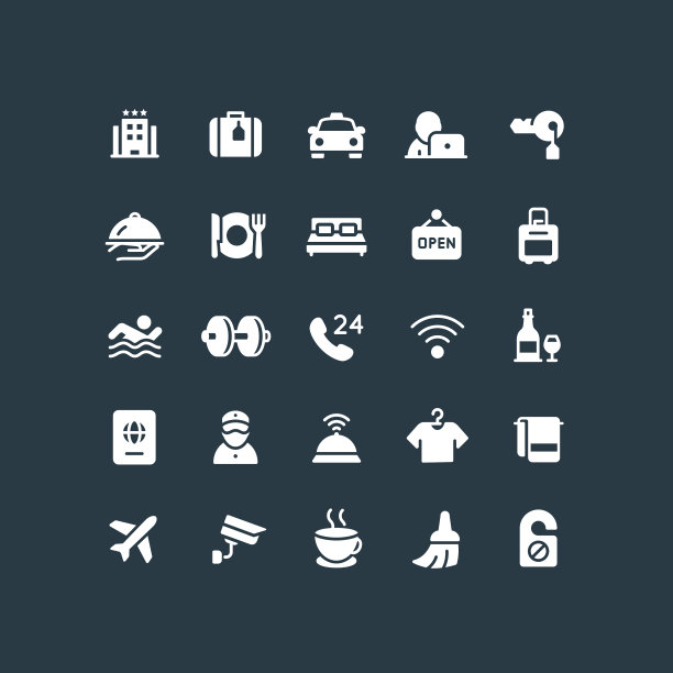 公寓酒店的图标图片下载