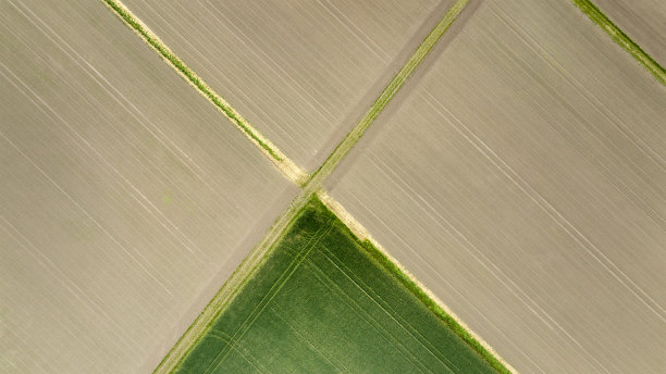 农业领域的抽象鸟瞰图图片下载