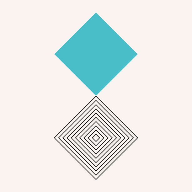 抽象剪影极简图形波西米亚轮廓装饰符号元素图标海报模板图片下载