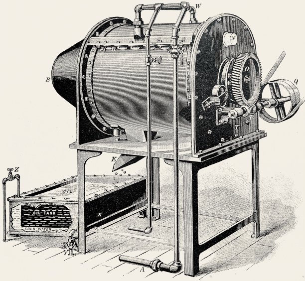 用于钢球淬火的加热炉图片下载